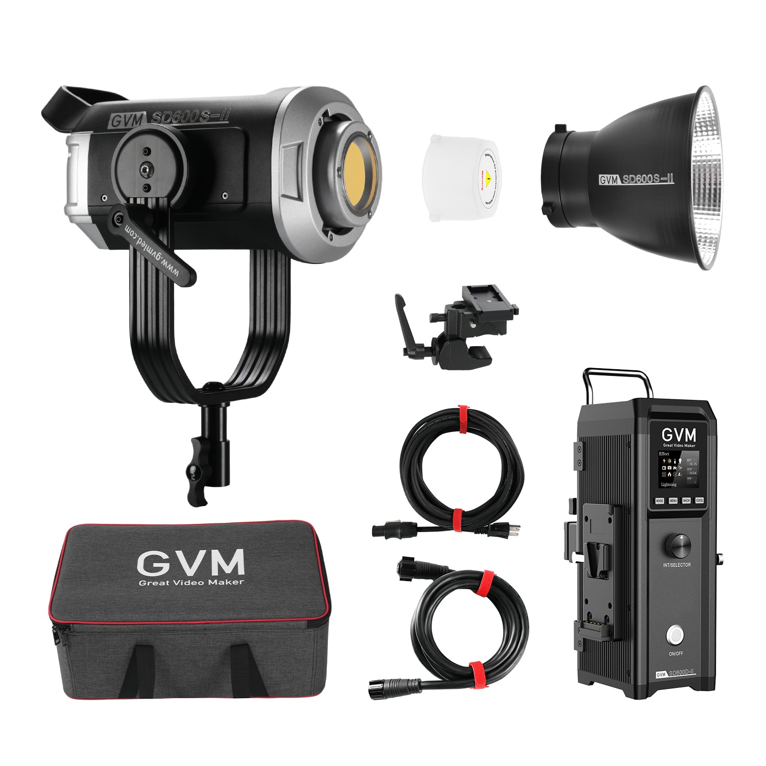 GVM SD600S-II 600W Upgraded Daylight LED Video Light