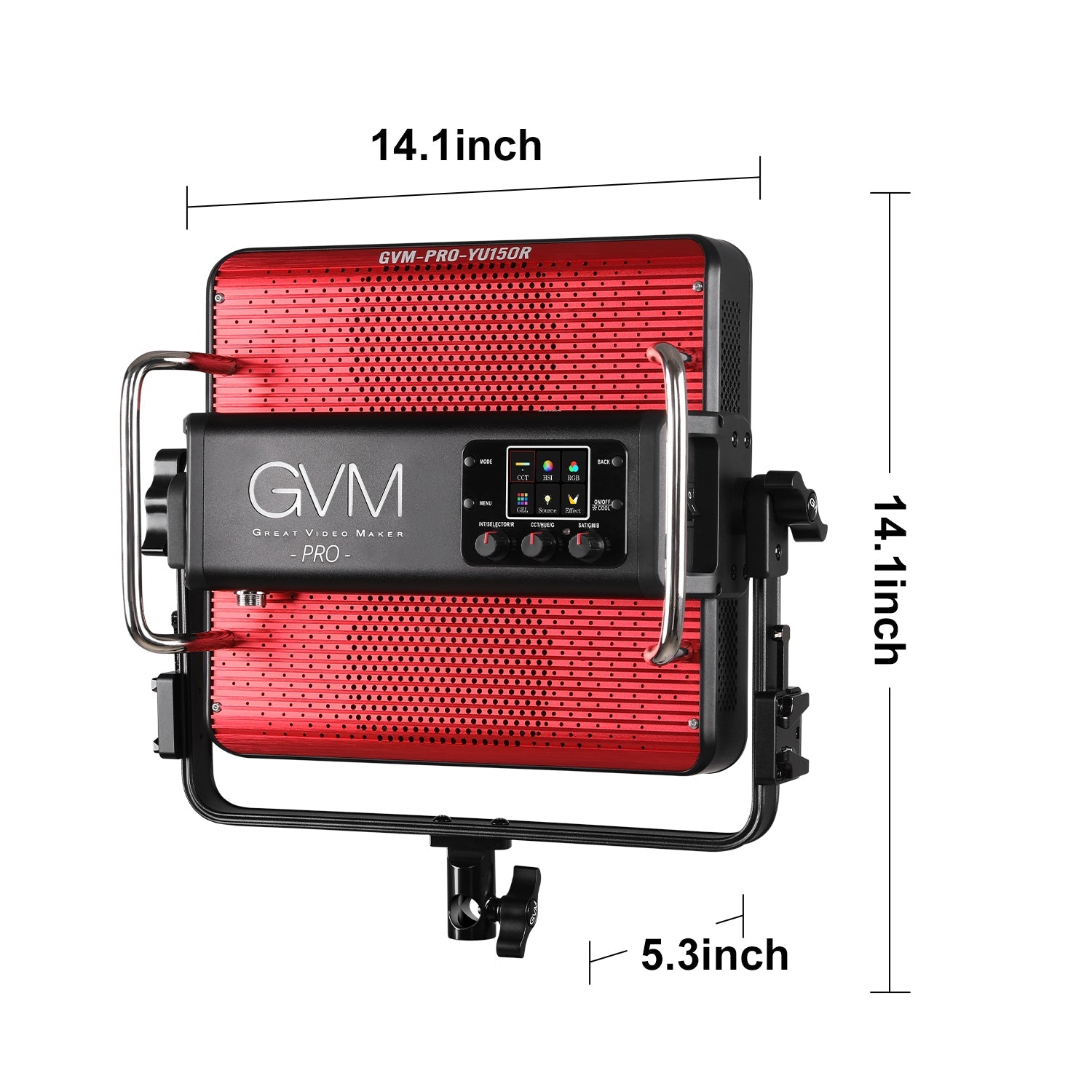 GVM YU150R PRO Led Video Lights Panel Rgb And Bi-Color Studio Light - GVMLED