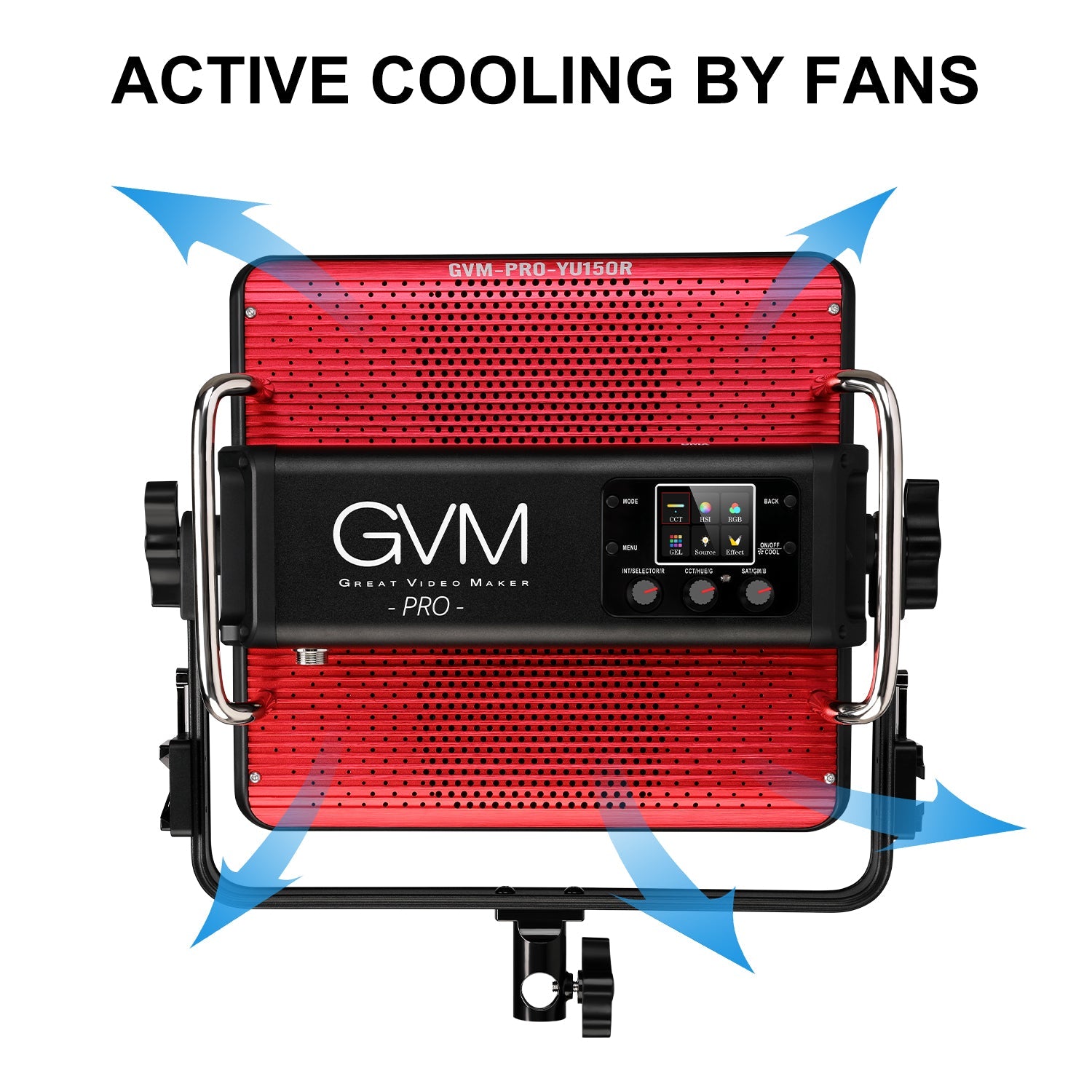 GVM YU150R PRO Led Video Lights Panel Rgb And Bi-Color Studio Light - GVMLED