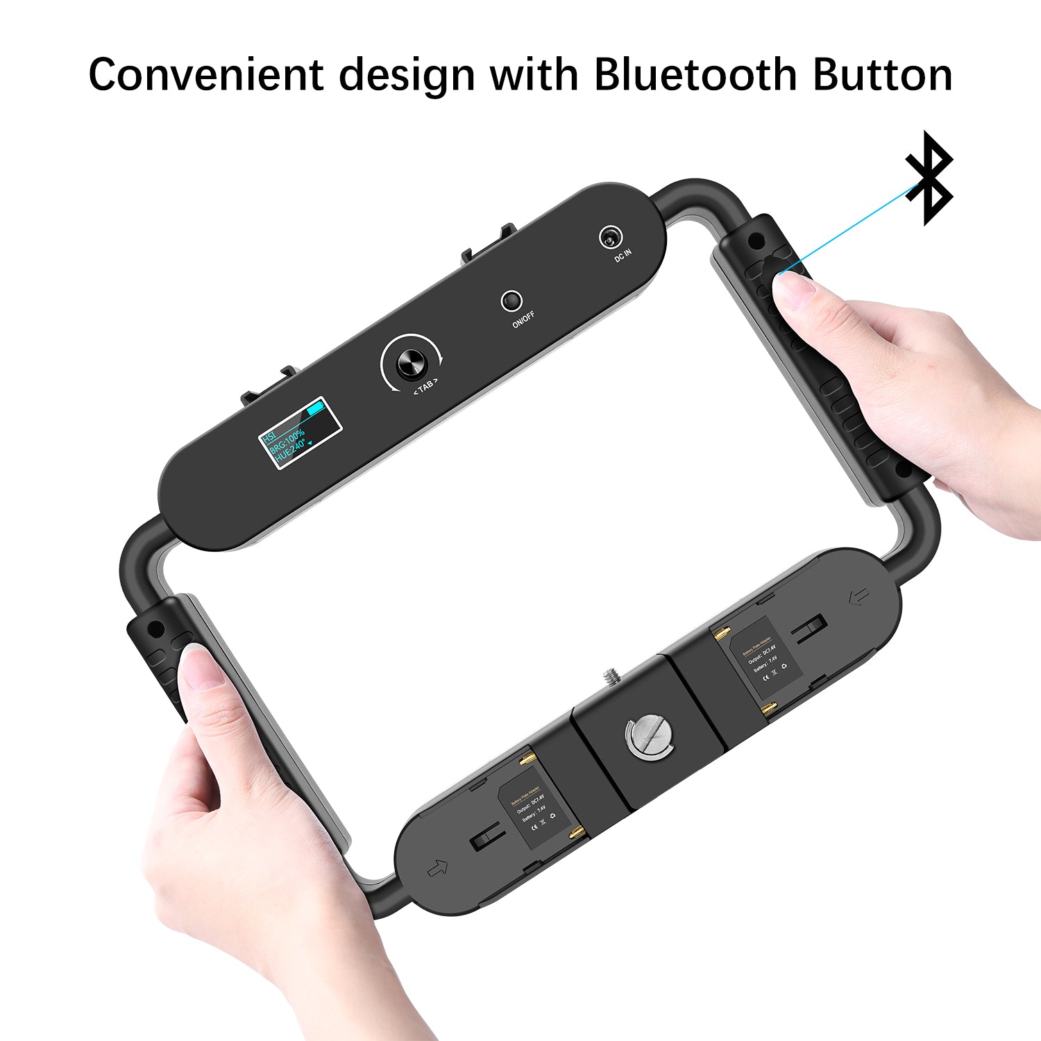 Gvm TL15rRS On Camera Rgb Led Video Light(BOGO)(Add 2 lights to cart)