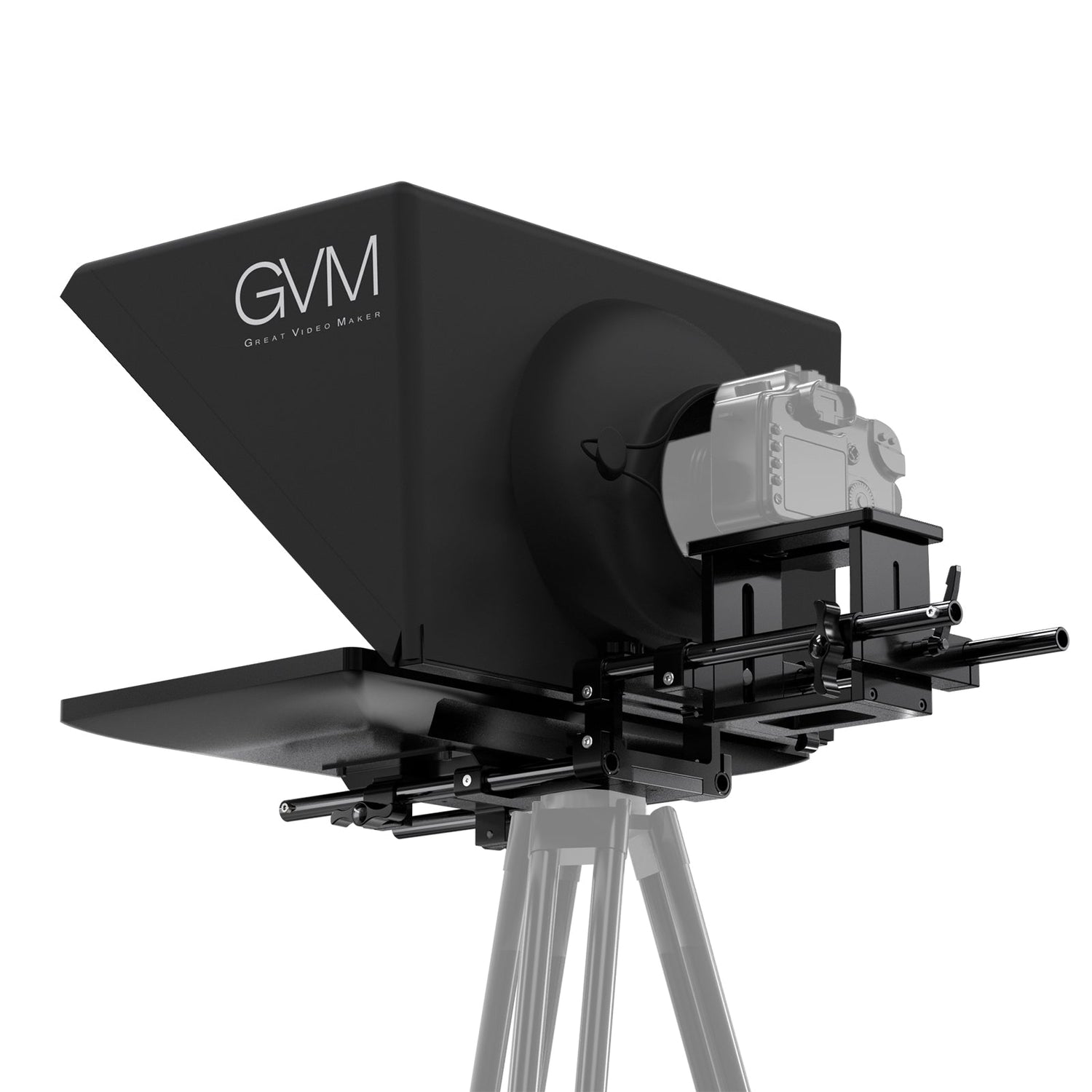 GVM TQ-LD Teleprompter for iPad Tablet & Smartphone with Bluetooth APP Control - GVMLED