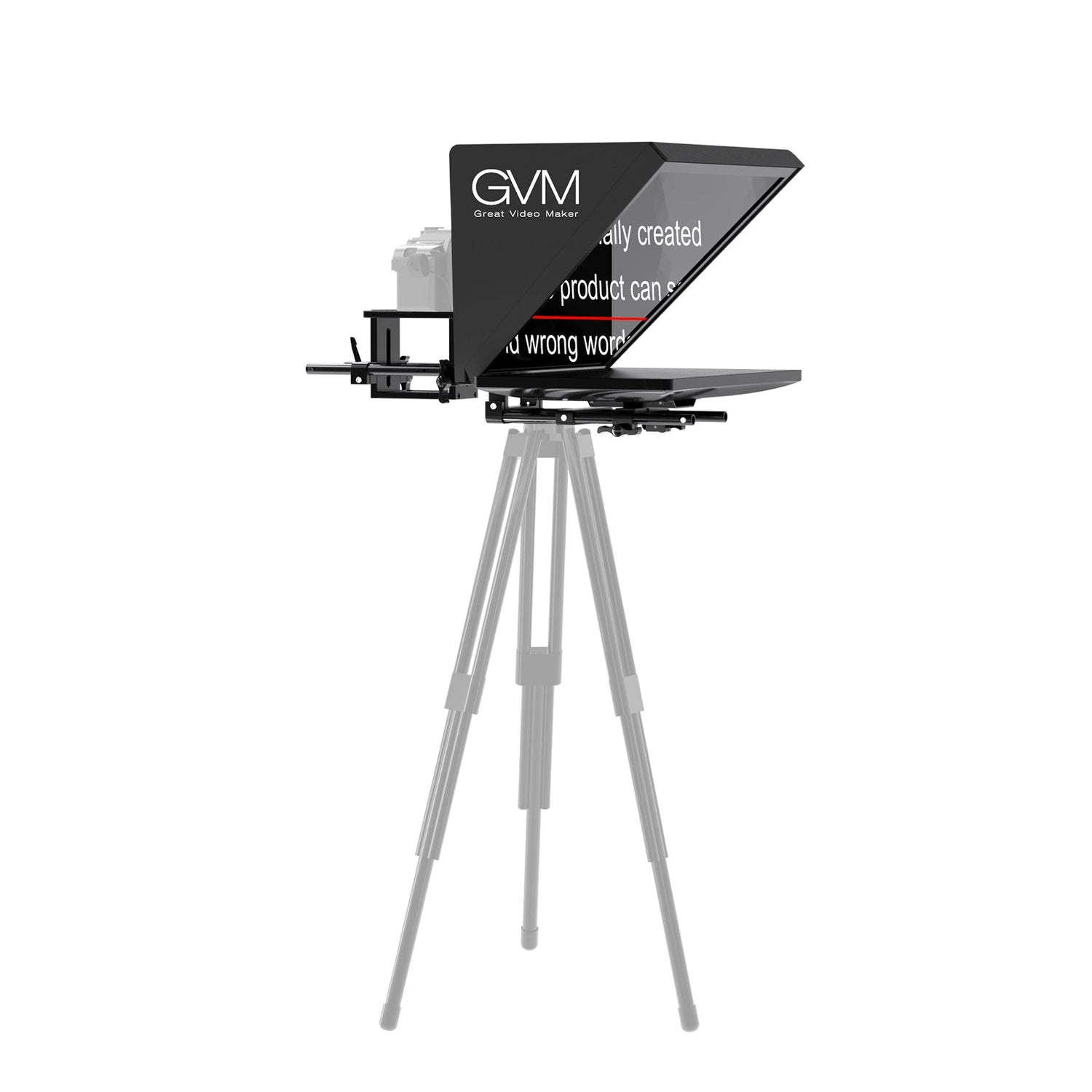 GVM TQ-LD Teleprompter for iPad Tablet & Smartphone with Bluetooth APP Control - GVMLED