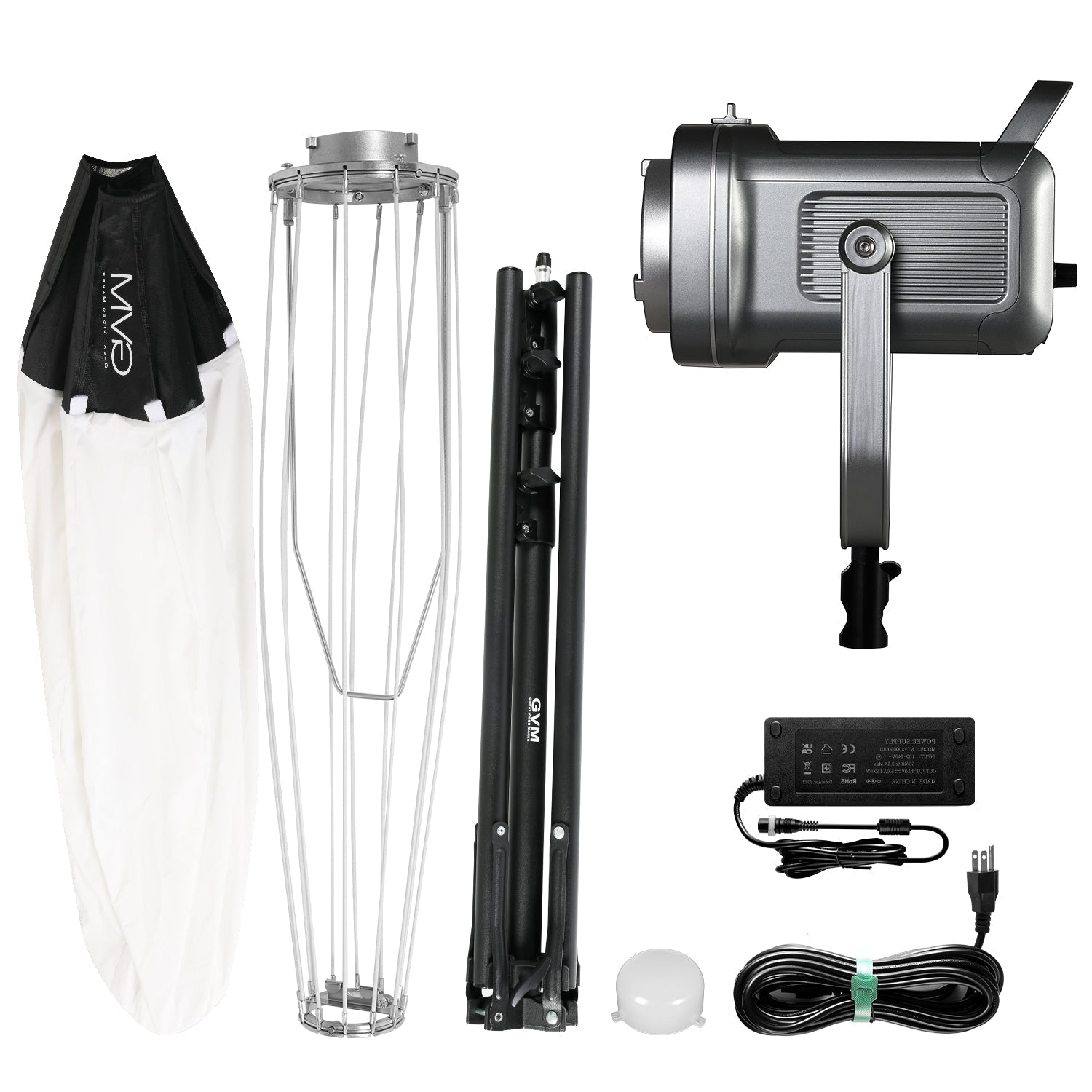GVM 150R 150W High Power LED Spotlight Bi-Color & RGB Studio Lighting Kit with Lantern Softbox - BOGO - GVMLED