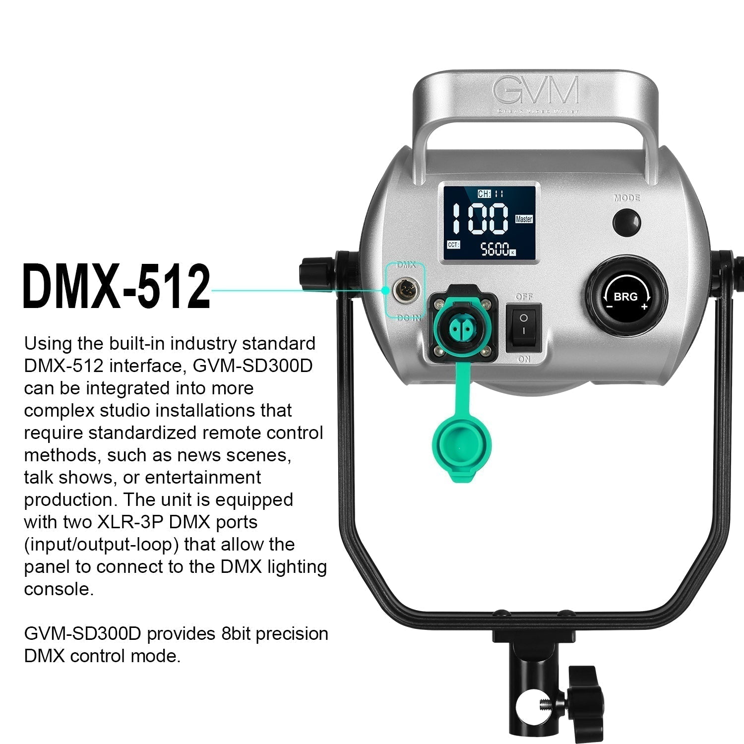 GVM 300W Bi - Color LED Monolight(BOGO)(Add 2 lights to cart) - GVM