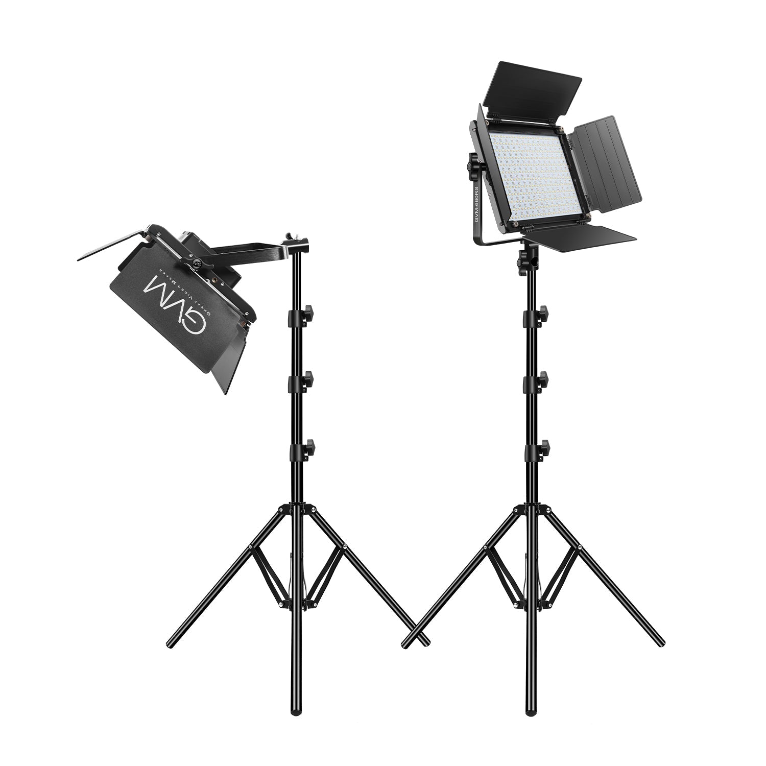 GVM 880RS RGB LED Studio Video Light Kit - GVMLED