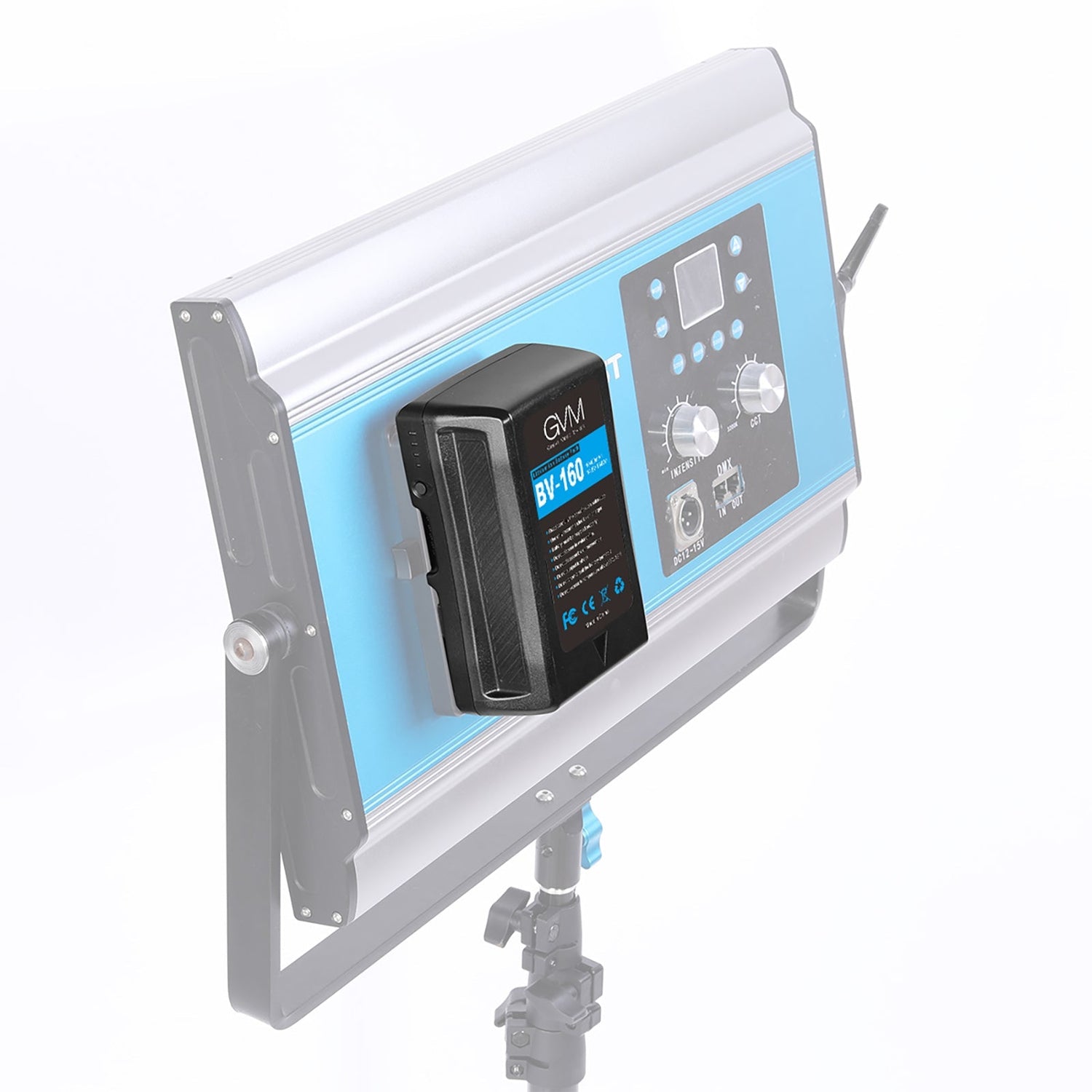 GVM BV-160 Battery both D-Tap and DC outputs - GVMLED