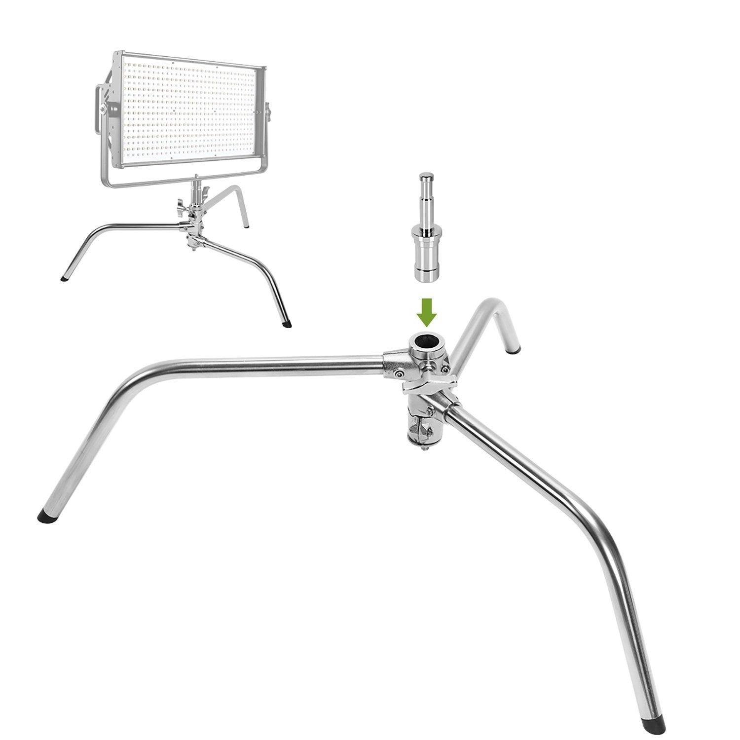 GVM C360 Turtle-Base C-Stand & Grip Arm Kit (10.5') - GVMLED