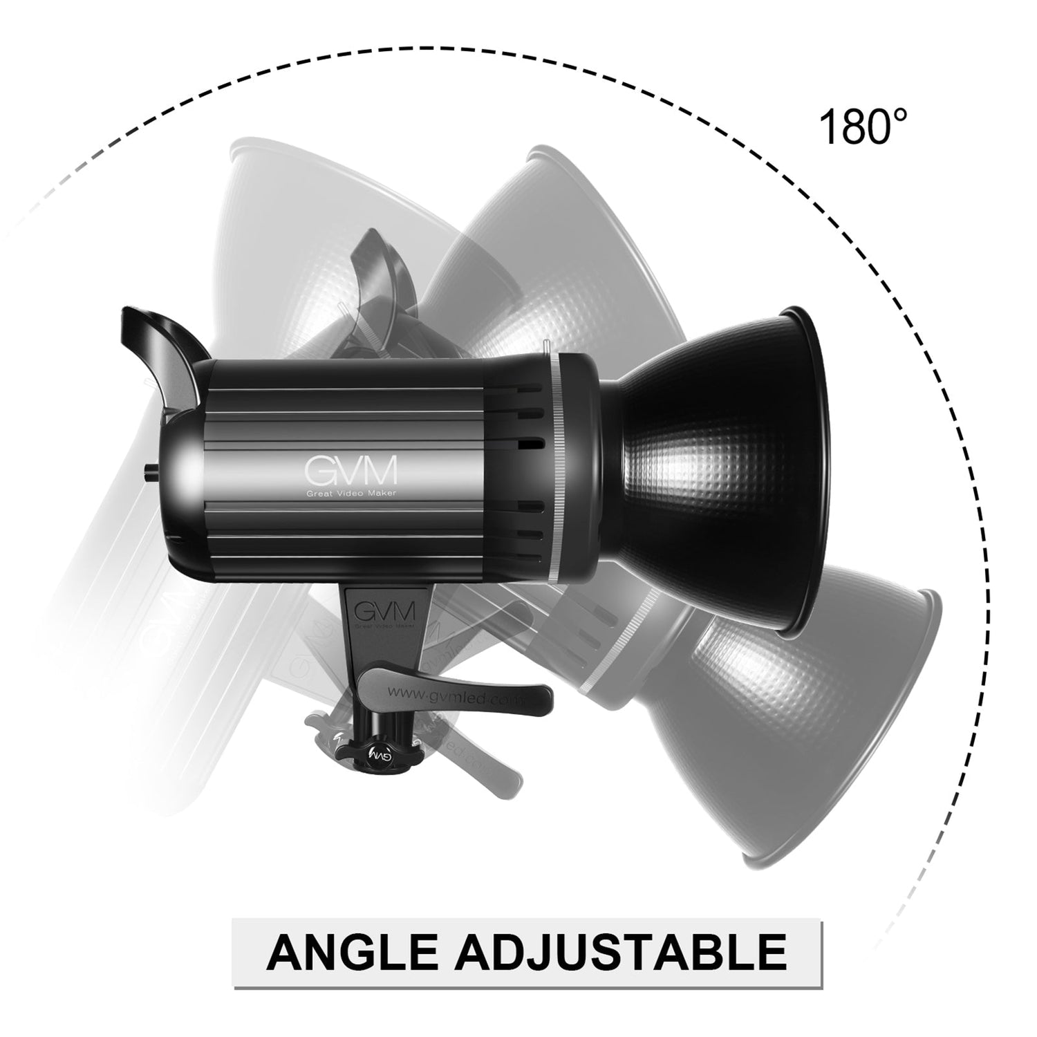 GVM-G100W 90W High Power LED Spotlight Bi-Color Studio Lighting Kit with Lantern Softbox - BOGO - GVMLED