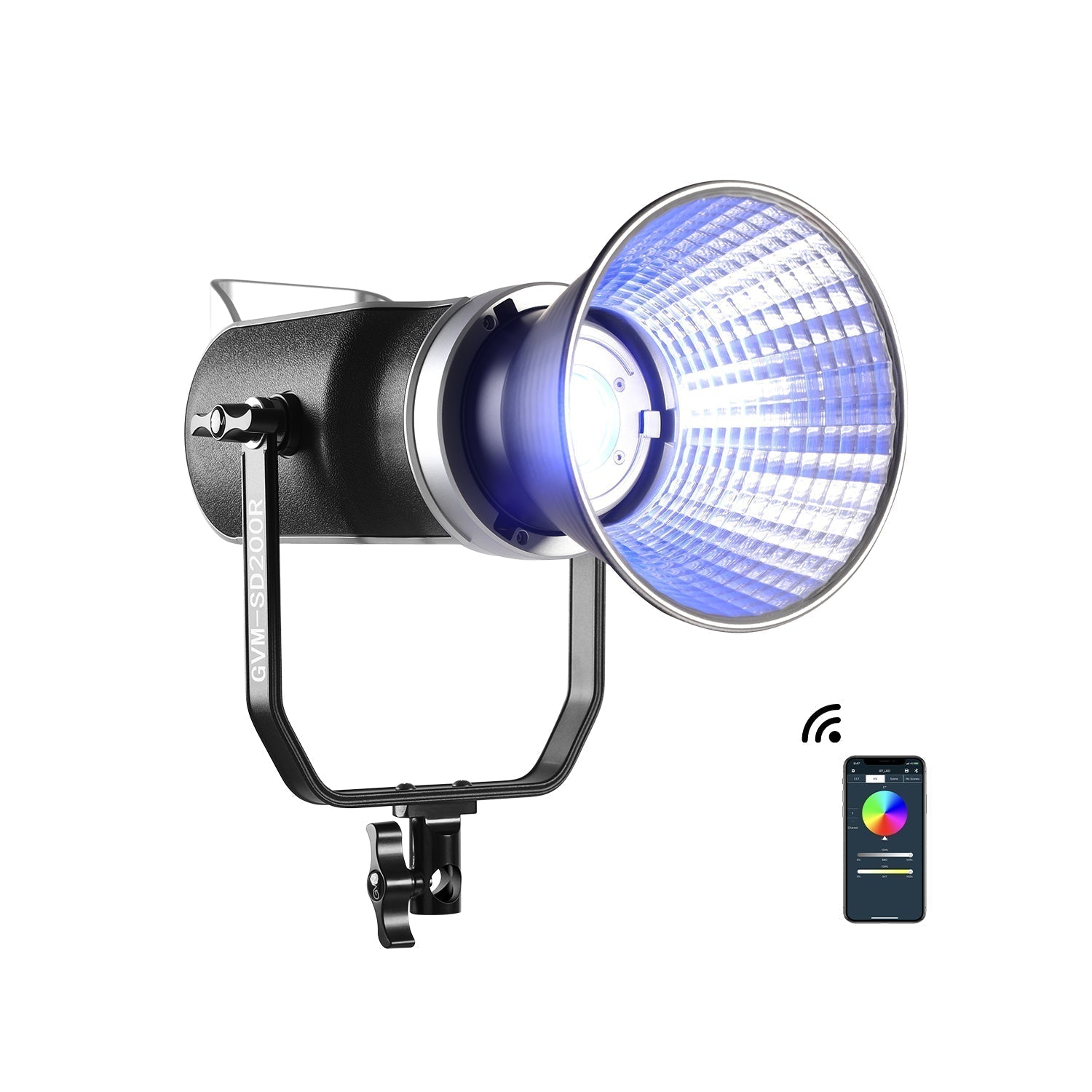 GVM SD200R RGB Bi-Color LED Video Light Monolight - GVMLED