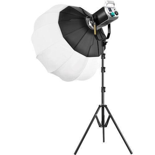 GVM SD300D Bi-Color LED Video Spotlight Kit with Stand and Lantern Softbox - GVMLED