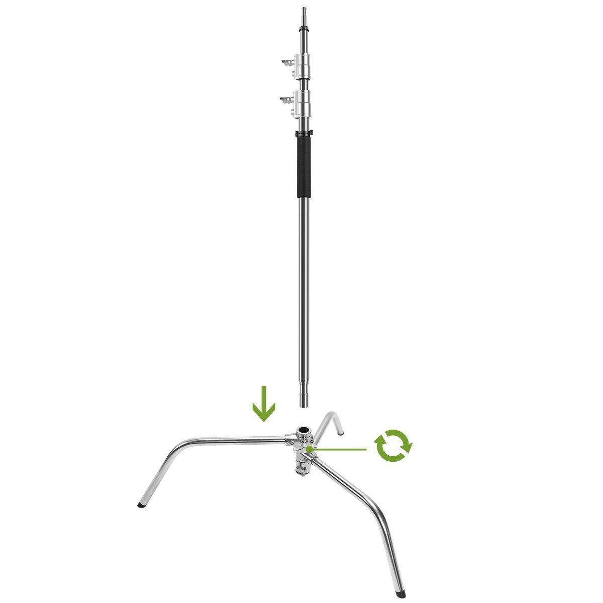 GVM Turtle Base C Stand Grip Arm Kit - GVMLED