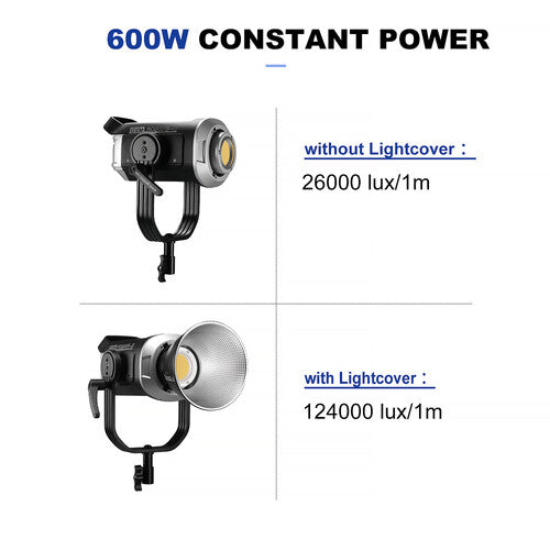 GVM SD600S-II 600W Upgraded Daylight LED Video Light