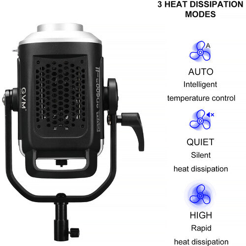 GVM SD600S-II 600W Upgraded Daylight LED Video Light