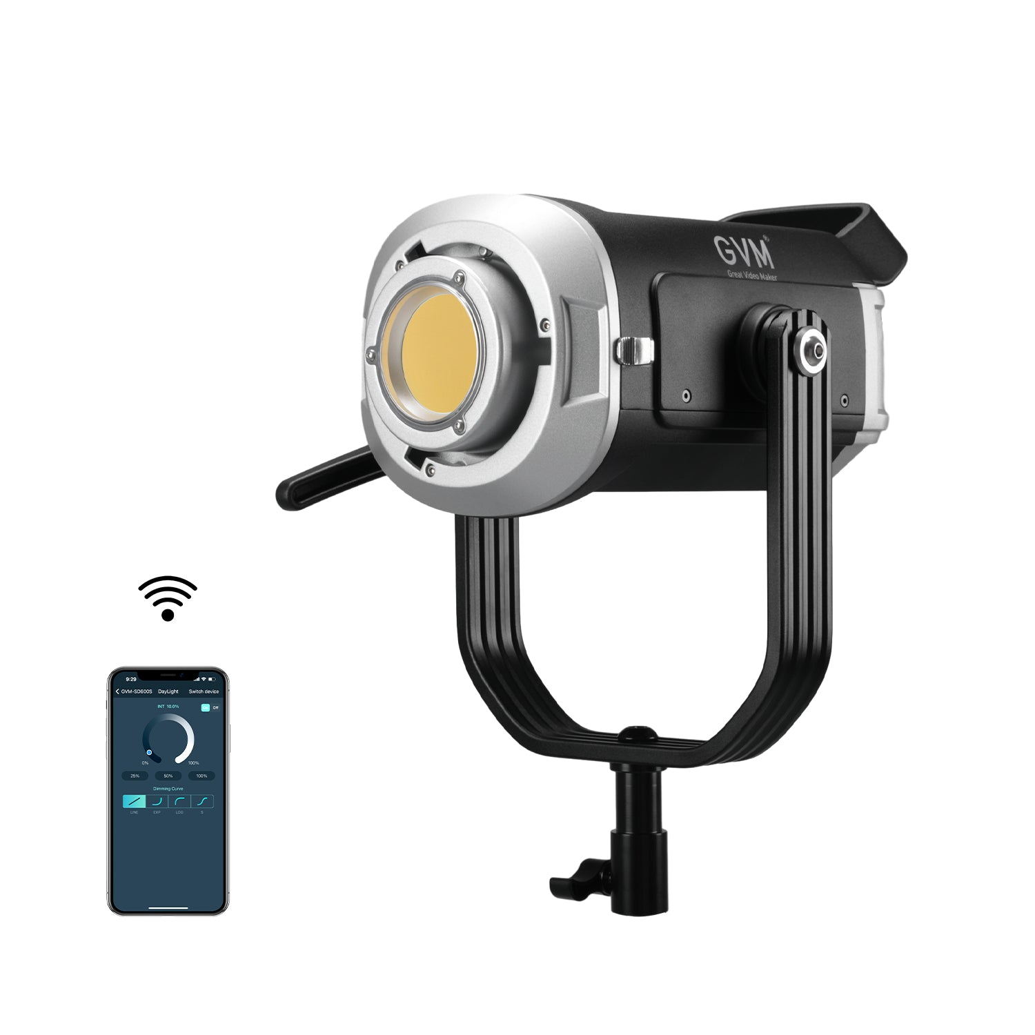 GVM SD600S-II 600W Upgraded Daylight LED Video Light