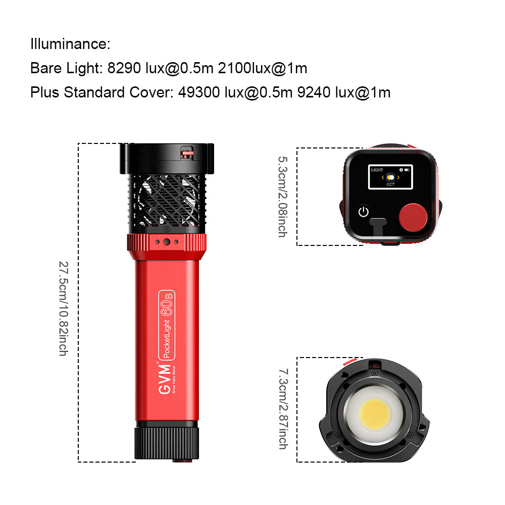 GVM PD60B Bi-Color Pocket LED Monolight