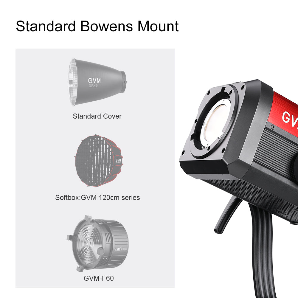 GVM SD700B AIO 700W Bi-Color Integrated Spotlight