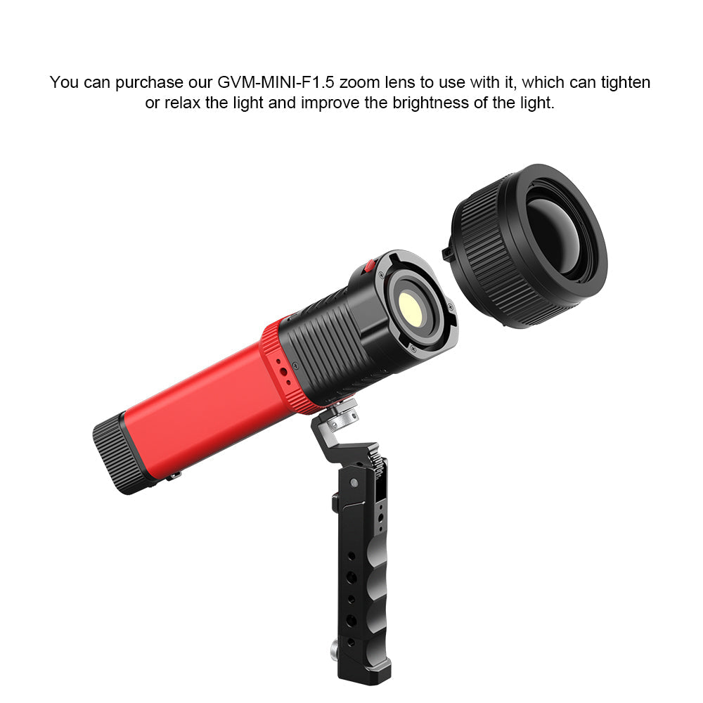 GVM PD60B 60W Hand-held Waterproof LED Light Spotlights