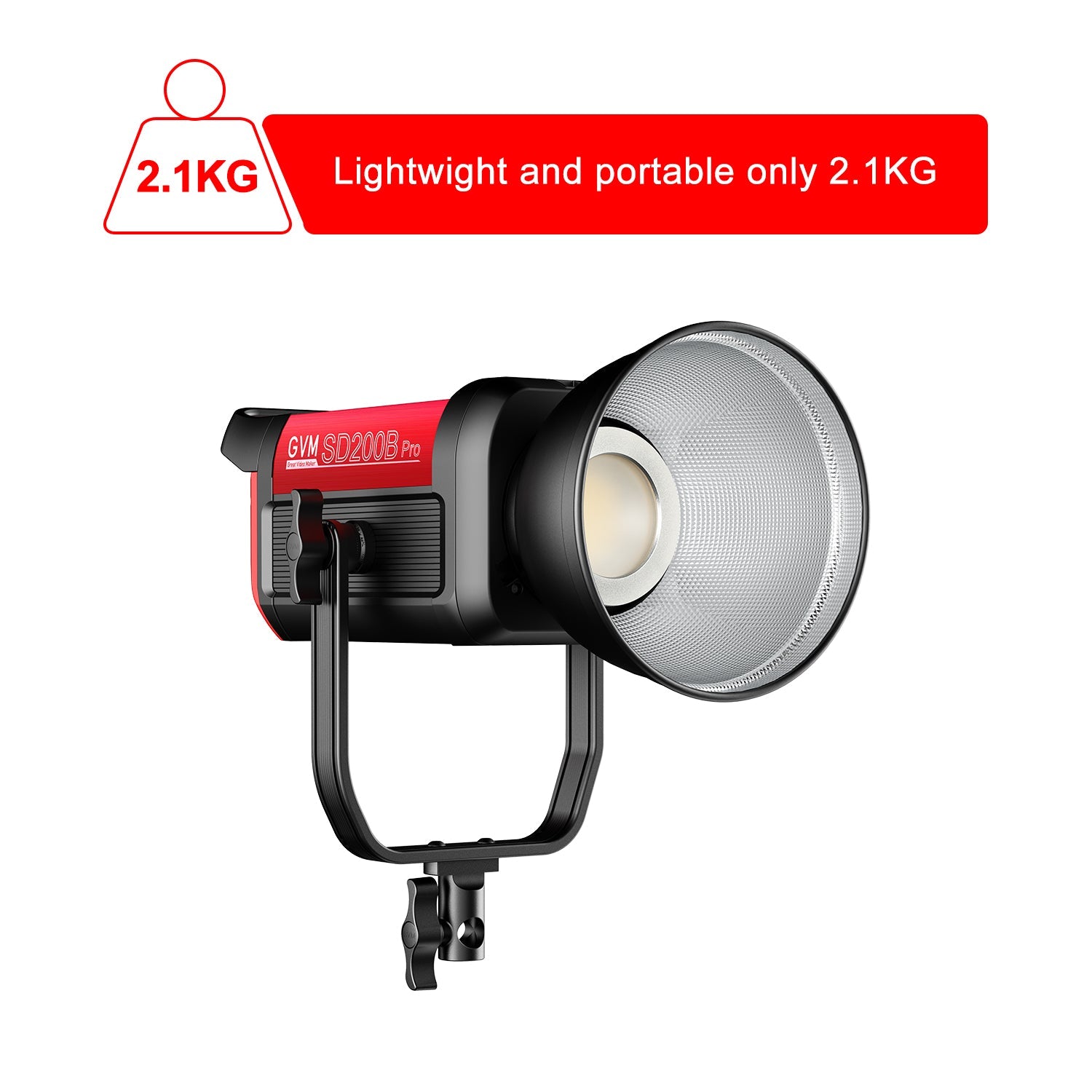 GVM PRO-SD200B 200W Bi-Color Monolight(V-mount && Mesh Bluetooth)(Shipping July 10) - GVMLED