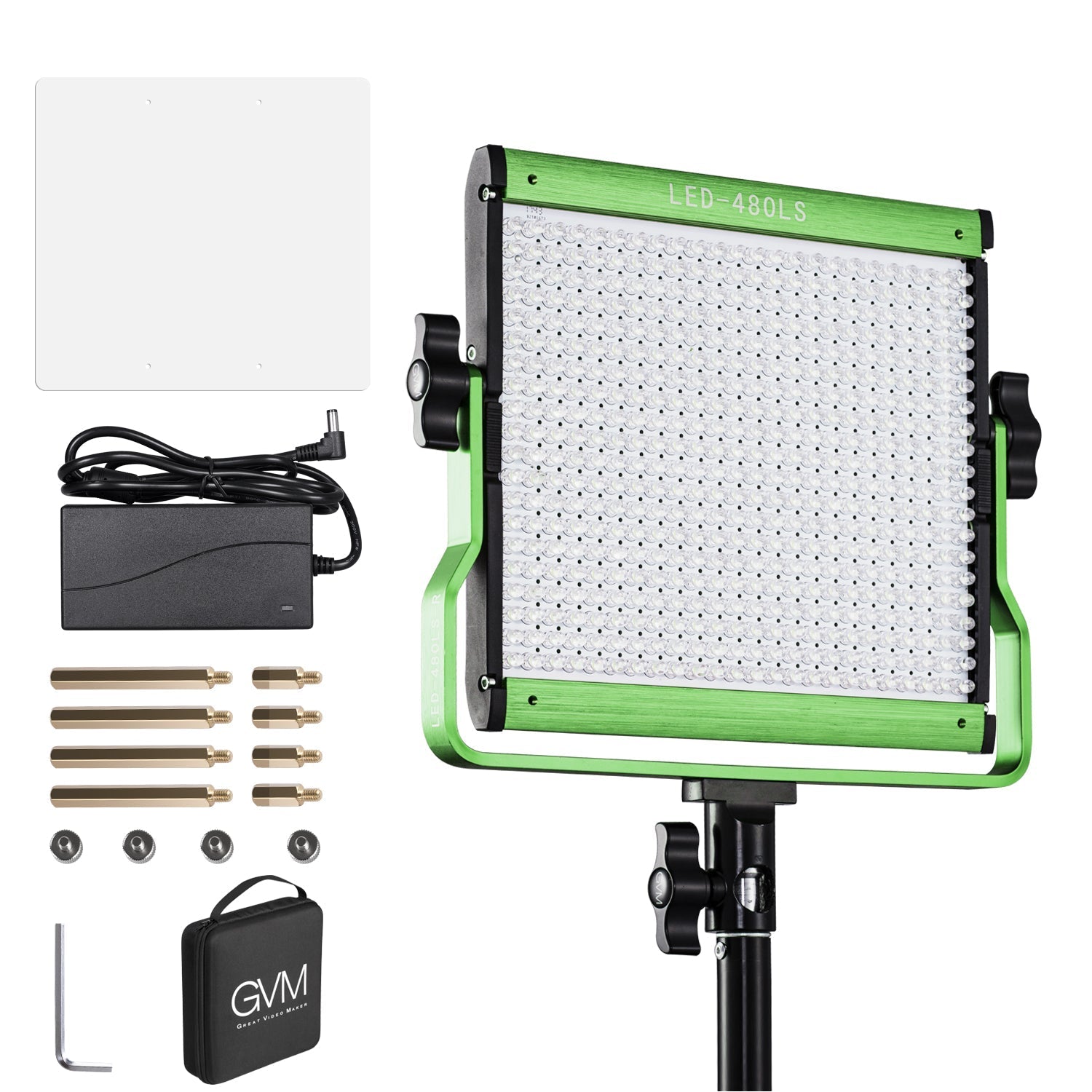 GVM-480LS 28W High Beam Bi-Color LED Video Soft Light - GVMLED