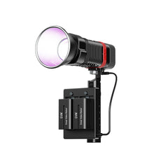 GVM PL60C External 60W RGB Flashlight with Battery - GVM