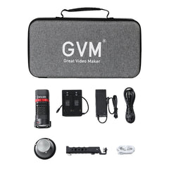 GVM PL60C External 60W RGB Flashlight with Battery - GVM