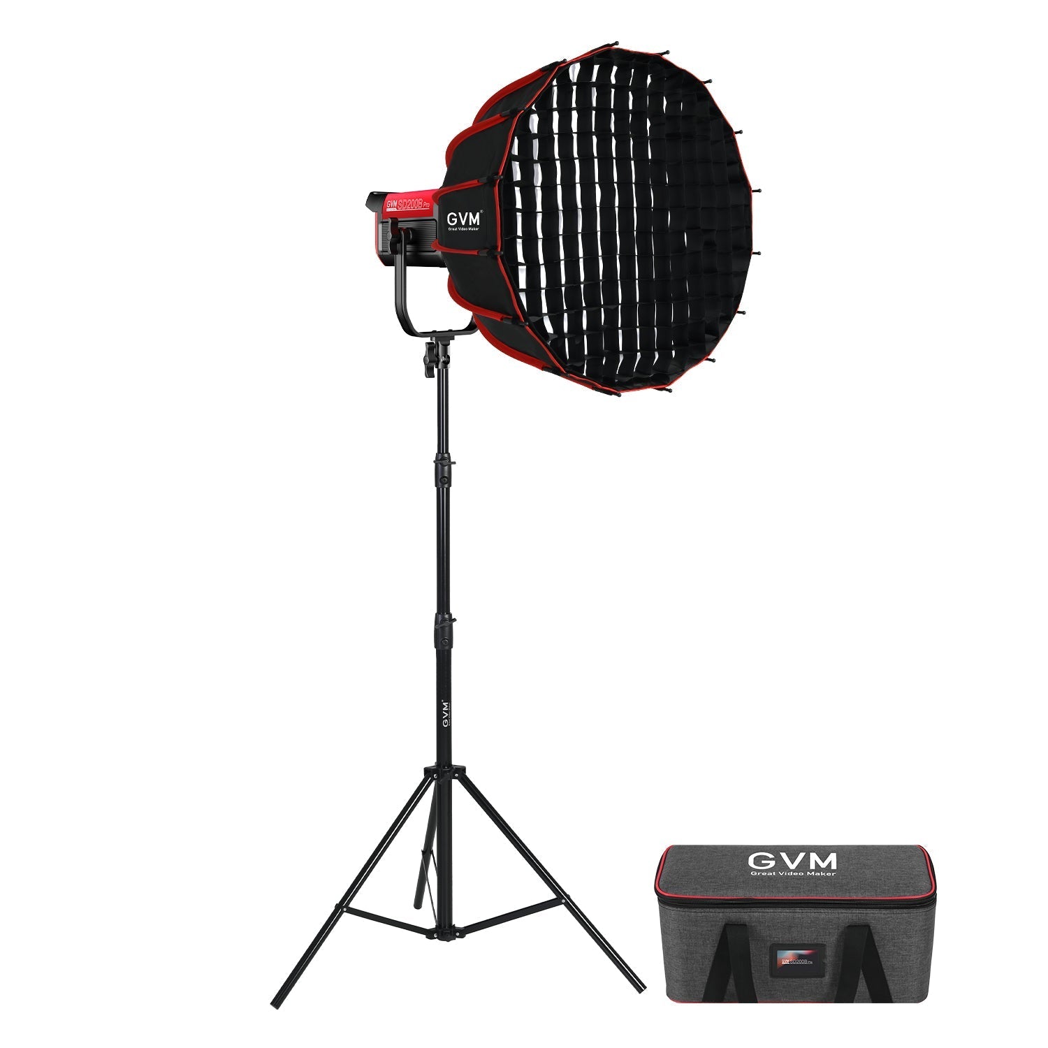 GVM PRO-SD200B 200W Bi-Color Monolight With Softbox - GVMLED