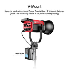 GVM PRO-SD200B 200W Bi-Color Monolight(V-mount && Mesh Bluetooth)(Shipping July 10) - GVMLED