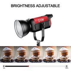 GVM PRO-SD300B 300W Bi-Color Monolight(V-mount && Mesh Bluetooth) - GVM