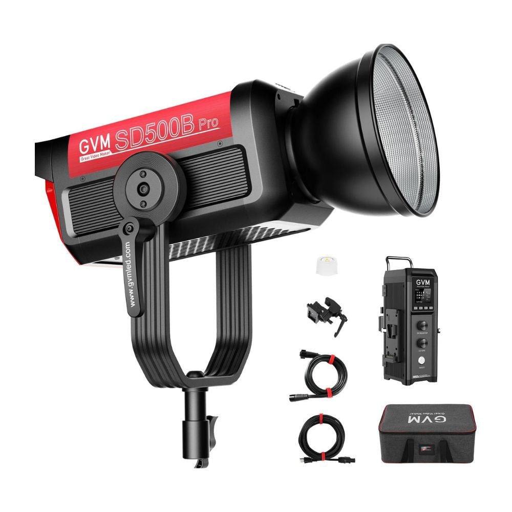 GVM PRO-SD500B 500W Bi-Color Monolight(V-mount && Mesh Bluetooth) - GVM