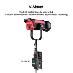 GVM PRO-SD500B 500W Bi-Color Monolight(V-mount && Mesh Bluetooth)(Shipping July 10) - GVMLED