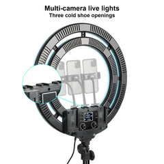 GVM-Ring18 50W High Power Bi-Color & RGB Ring Light Kit (18") - GVMLED