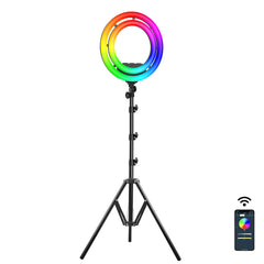 GVM-Ring18 50W High Power Bi-Color & RGB Ring Light Kit (18") - GVMLED