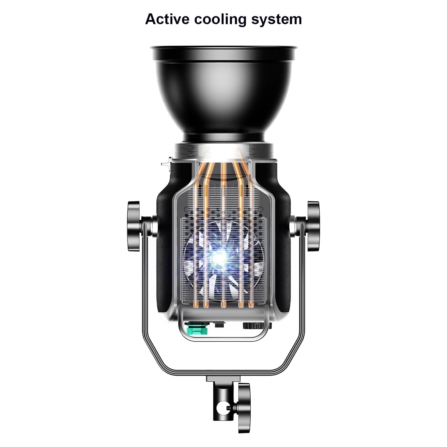 GVM-SD200D 200W High Power Bi-Color LED Spotlight Light (BOGO) - GVMLED