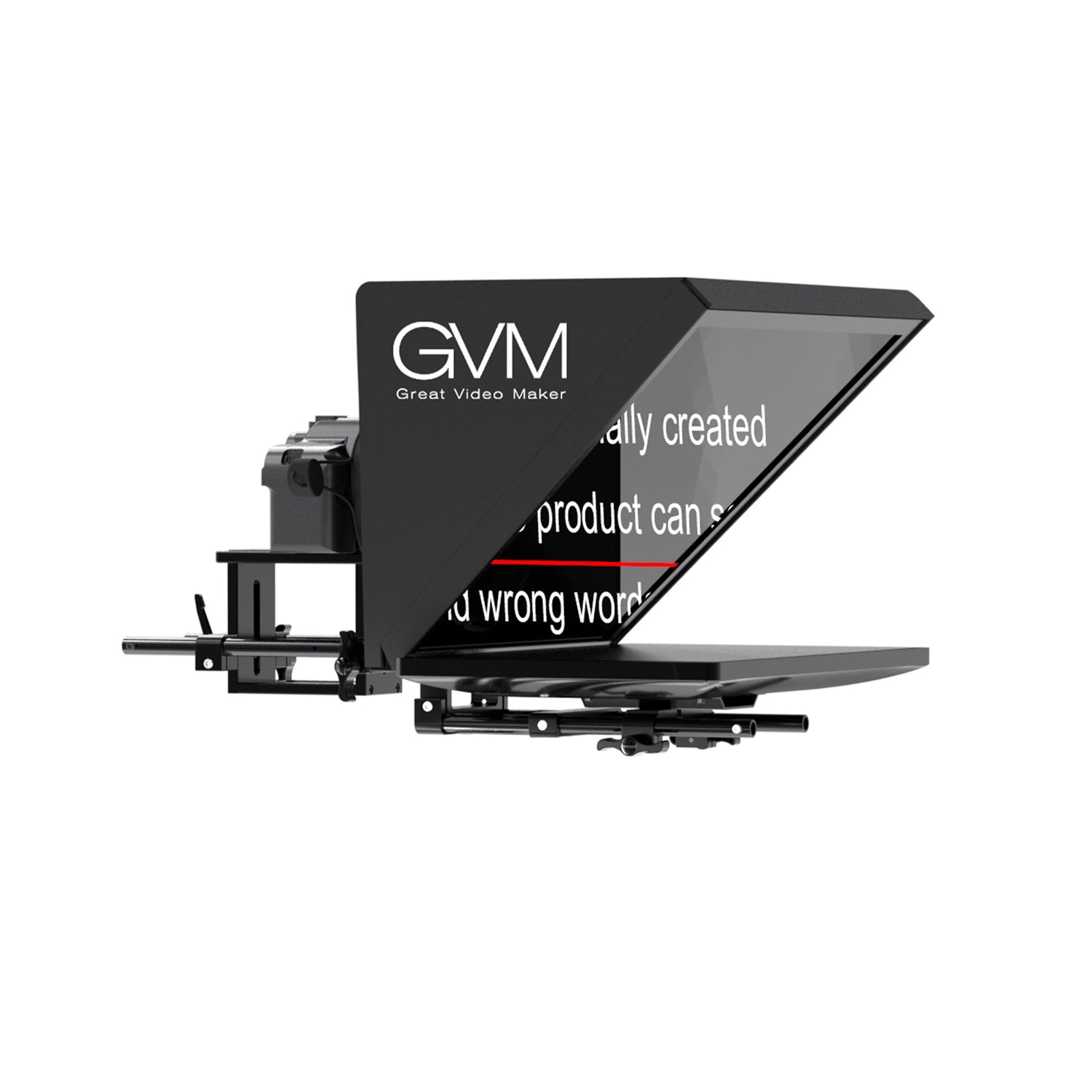 GVM TQ-LD Teleprompter for iPad Tablet & Smartphone with Bluetooth APP Control - GVMLED