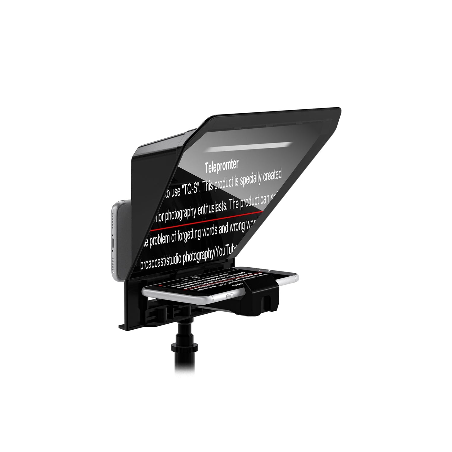 GVM TQ-S Teleprompter for iPad Tablet & Smartphone with Bluetooth APP Control - GVMLED